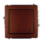 Vypínač krížový hnedý D DWP-6