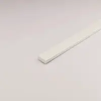 Profil plochý PVC biely 25x1000