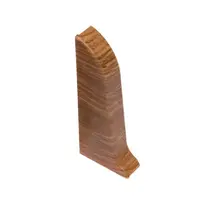 Ľavá záslepka podlahovej lišty 107/04 EASY - Dub country