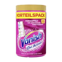 Vanish Oxi Action práškový odstraňovač skvrn na barevné prádlo 1650 g