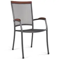 Záhradná stolička Hul Flysta šedá