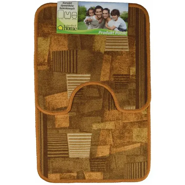 Sada Koupelnových Koberečků Milano 2-Dílná 80X50cm, 50X47cm