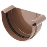 Žlabové čelo pravé 125 mm Bryza hnědá