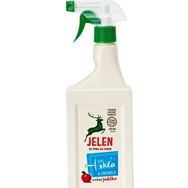Jelen Na skla a zrcadla s vůní jablka 500 ml