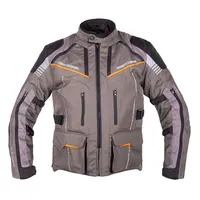 Touringová moto bunda W-TEC Smackton šedo-oranžová M