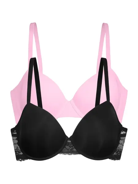 Dorina Podprsenka 'WILLA'  ružová / čierna