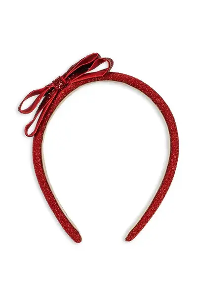 Dětská čelenka do vlasů Konges Sløjd VELVET BOW HAIRBRACE KS104462