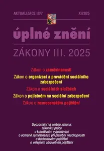 Aktualizace III/7 2025 Zákon o zaměstnanosti