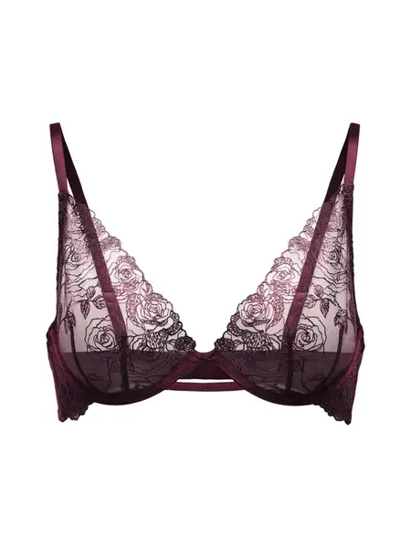 Hunkemöller Podprsenka 'HOLLIE'  vínovo červená