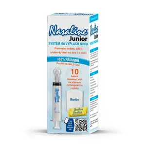 Nasaline Systém na výplach nosu Junior 10 ks
