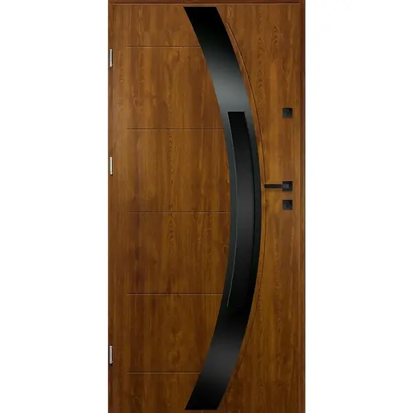 Vchodové dveře Selene 80L zlatý dub