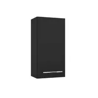 Závěsná skříňka Metro System 30 mělká černý