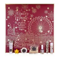 ACCENTRA Adventní kalendář Winter Magic Bordeaux 24 kusů