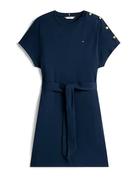 TOMMY HILFIGER Šaty  námornícka modrá / červená / biela