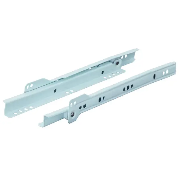 Rolničkový výsuv 250mm, bílý, 20 kg nosnost výsuvu