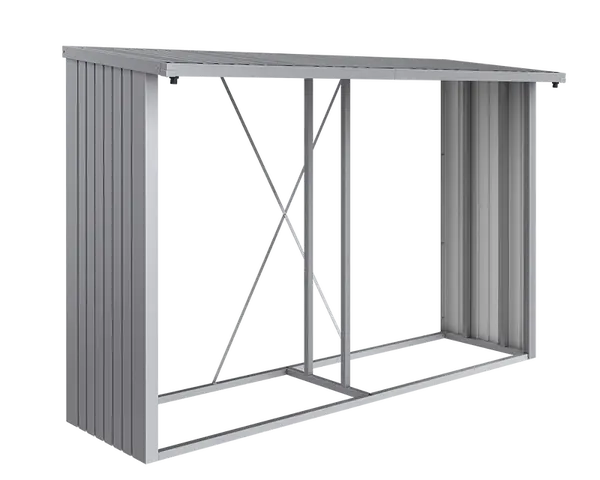 Biohort Dřevník Woodstock 300, stříbrná metalíza