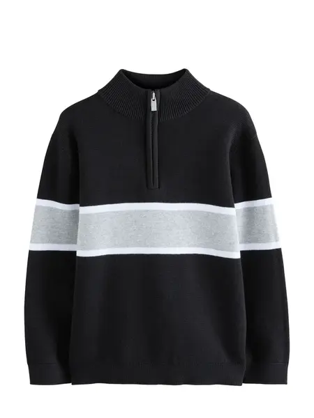 Next Sveter  sivá / čierna / biela