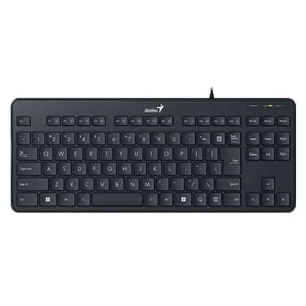 Genius LuxeMate 110, klávesnice CZ/SK, klasická, tichá typ drátová (USB), černá, ne