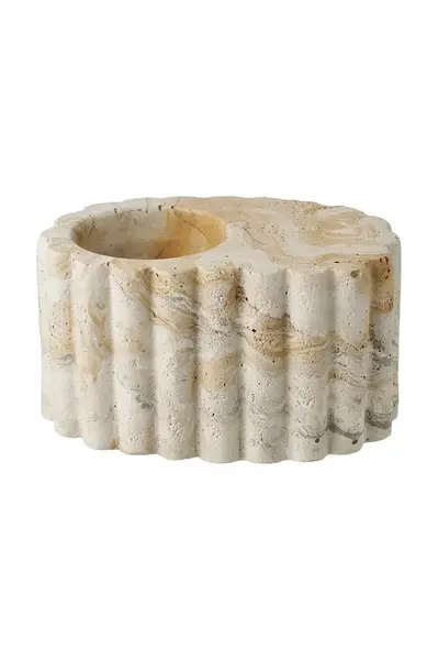 Dekorativní svícen House Nordic 10,5 x 6 cm béžová barva