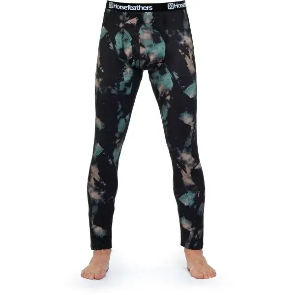 Horsefeathers RILEY Pánske termo nohavice, čierna, veľkosť