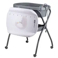 Prebaľovací pult s vaničkou FreeON sivý