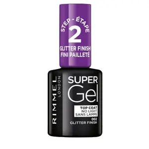 Rimmel Gelový lak na nehty Super Gel (Nail Polish) 12 ml 001 Top Coat - No Light