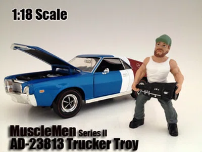Musclemen "Trucker Troy" Figure For 118 Scale Models by American Diorama