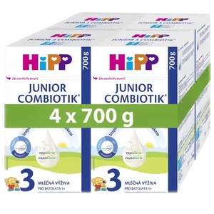 HIPP 3 Junior Combiotik mléčná výživa 4 x 700 g