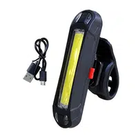 Bike Taillight 5 Lighting Modes USB Charging - Red & White
