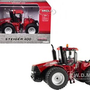 Case IH Steiger 400 Tractor with Dual Wheels Red "Prestige Collection" "Case Agriculture" Series 1/64 Diecast Model by ERTL TOMY