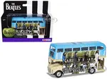 The Beatles London Double Decker Bus "Abbey Road" Blue and Beige Diecast Model Car by Corgi