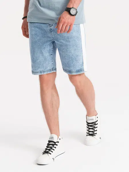 Pánské oblečení Ombre W363/světlé džíny