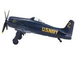 Grumman F8F Bearcat Fighter Aircraft "Blue Angels 2" (1946) United States Navy "SkyMax Models" Series 1/72 Diecast Model by Hobby Master