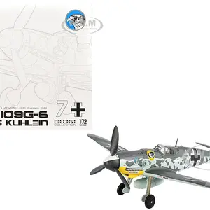 Messerschmitt BF 109G-6 Fighter Aircraft "JG 51 Bulgaria" (1944) German Luftwaffe 1/72 Diecast Model by JC Wings