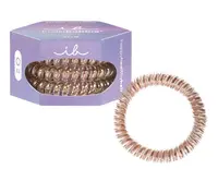 Tenká spirálová gumička do vlasů Invisibobble Slim Bronze Me Pretty - bronzová, 3 ks + dárek zdarma