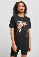 Women's T-shirt Tupac Me Against The World Cover Tee black
