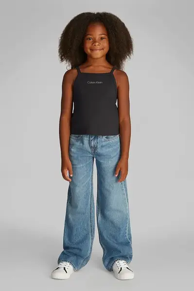 Dětský bavlněný top Calvin Klein Jeans