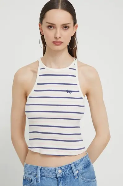 Bavlněný top Superdry