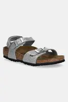 Dětské sandály Birkenstock Rio AS Kids stříbrná barva, 1029477