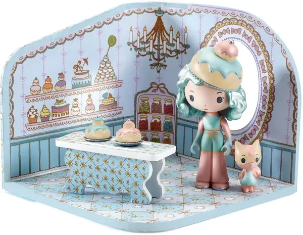 Djeco Tinyly figurka Charlie a cukrárna