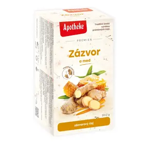 Apotheke Zázvor a med čaj nálevové sáčky 20x2 g