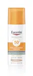 Eucerin Oil Control Ochranný krémový gel na opalování na obličej SPF 50+ středně tmavý 50 ml