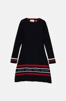 Dívčí šaty Pepe Jeans WANDA tmavomodrá barva, mini, PG951680