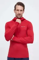 Sportovní mikina Montane Protium Lite červená barva, s kapucí