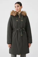 Parka Medicine dámská, zelená barva