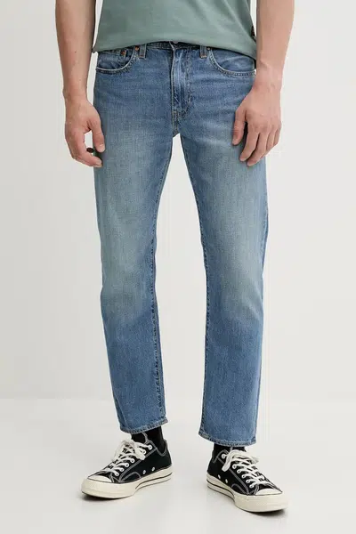 Džíny Levi's 502 TAPER pánské, šedá barva