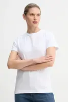 Bavlněné tričko Pinko bílá barva, 101752 A2HN