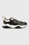 Kožené tenisky Armani Exchange černá barva, XDX104 XV580 S038
