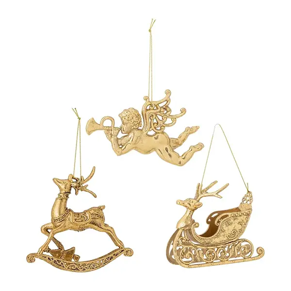 Ozdobný přívěsek Bloomingville Anisa Ornament 3-pack
