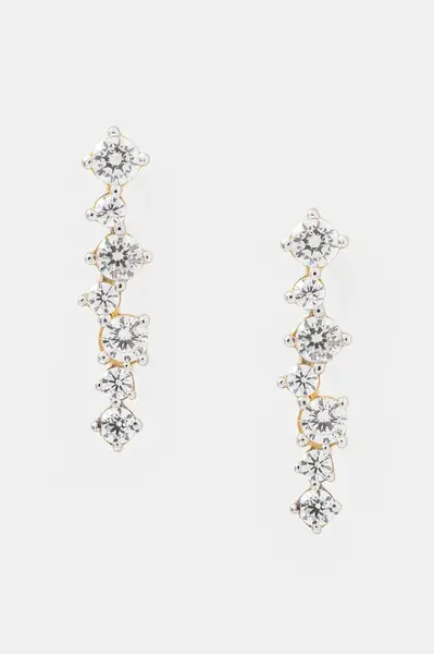 Stříbrné náušnice Guess JSBE04 490JW